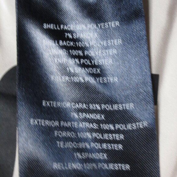 TOMMY HILFIGER mens JACKET navy blue HOODED rain BOMBER SIZE L - Picture 12 of 14